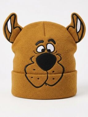 Scooby-Doo Character Cuffed Beanie Hat with 3D Ears